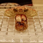 後楽寿司 やす秀 - セコ蟹の握り