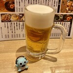 Taishuusoba Sakabashinobuan - 生ビールは一瞬で消える