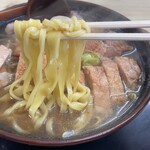 園食堂 - 麺リフトしてみました