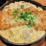 茶寮 ふ川 - 道産豚鉄鍋かつとじ膳