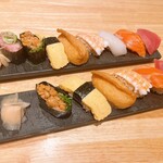 Sushi Sake Saka Na Sugitama - お寿司盛り合わせ