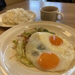 ガスト - 料理写真:◇目玉焼きセット（￥500税込み）