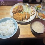 Marukou Youshokuten - チキンセット定食 ¥850