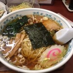 天竺 - セットラーメン(フルサイズ醤油味)