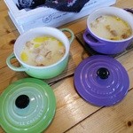 ガレット - とうもろこしの冷たいスープ