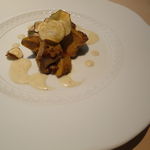 フォリオリーナ・デッラ・ポルタ・フォルトゥーナ - 野生の雉と伊・シチリア産の生のピスタチオのガランティーナ、鴨のフォアグラ添え4