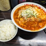 元祖カレータンタン麺 征虎 - カレータンタン麺セット（\1,200）