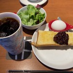 さかい珈琲 - アイスコーヒー+サービスモーニング＋ミニサラダ