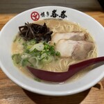 博多喜喜　 - 白ラーメン750円