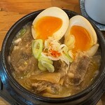 山電ガード下食堂 - 肉豆腐 590円。