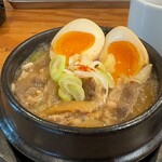 山電ガード下食堂 - 肉豆腐 590円。