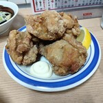 串の鬼ひげ - 唐揚げ  大きい！