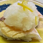 Hama Zushi - 炙りとろサーモン柚子おろし盛り