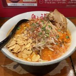 Karashibi Miso Ramen Kishin - 辛く痺れる味噌拉麺
                        ※辛さ普通
                        ※痺れ普通
                        ニンニクチップ