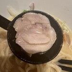 船橋 蔭虎 - 鶏白湯塩そば　鶏チャーシュー