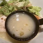 船橋 蔭虎 - 鶏白湯塩そばスープ