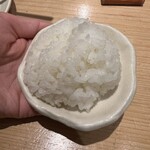船橋 蔭虎 - 鶏白湯塩そば　一口じゃない一口ライス再び