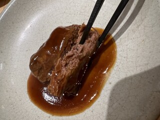 船橋 蔭虎 - 牛タンのデミグラスソース煮