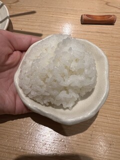 船橋 蔭虎 - 鶏白湯塩そば　一口じゃない一口ライス再び