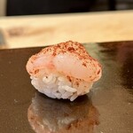 登喜和鮨 - 南蛮海老　塩漬け一夜干し