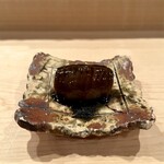 登喜和鮨 - 蒸し穴子　ツメ