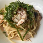 トミズダイナー - ズワイガニのトマトクリームパスタ