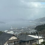 トミズダイナー - 関門橋方面・雪、日差し