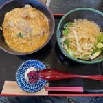 紀玄 - 親子丼でミニうどんに変更