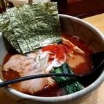 麺処 田ぶし - 辛たぶしらーめん海苔増し