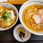 ウエスト　うどん屋 - 料理写真:カツ丼セット
