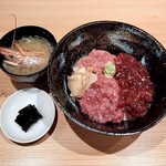 Sushi Kiraku - 天然本鮪中落ち丼