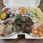 RIVER'S MEAT DELI - 上州和牛炭火焼肉＆上州麦豚炙りチャーシューコンボ