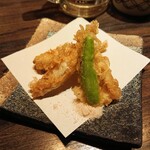 魚とごはん つき灯り - 地元で獲れた昼網鮮魚の天麩羅