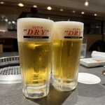焼肉チャンピオン - 生ビール（中）