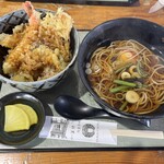 御食事処 彩里 - 料理写真:天丼セット