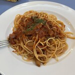 TRATTORIA Italia - 小柱と木の子のトマトソーススパゲッティ