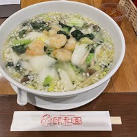 個室中華 頤和園 溜池山王店 - 海老つゆそば　大盛　1450円