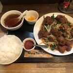 レバニラ定食 kei楽 - 