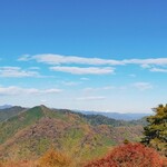 高尾山スミカ スミカテーブル - 店内からの紅葉景色
