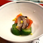 日本料理 卯之庵 - 海鼠の酢のもの