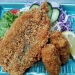 とっとんめ - カキ・イワシフライ定食