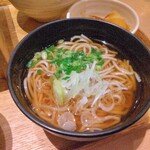 築地食堂 源ちゃん - 温蕎麦(2023.12)