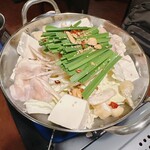 産直市場 丸 - モツ鍋 塩味