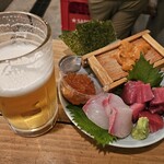 魚熊鮮魚店と立ち飲みぼてふり - 