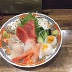 旬彩料理 結縁 - 刺し身の盛り合わせ