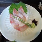 居酒屋 姫咲丸 - ヒラマサ刺（佐渡産）