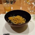 沢田鮨 - からすみ蕎麦♪