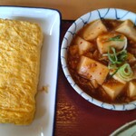 岩倉食堂 - 食堂の玉子焼とミニ麻婆豆腐