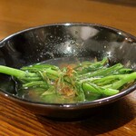 桶家乃隠居 - 菜の花のお浸し