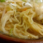 栄雅  - 野菜ラーメン味噌、たっぷり具材に縮れ麺